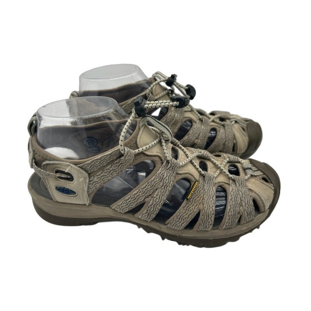 Keen Venice H2 Sandals Women's Size 7.5 Tan Waterproof Hiking Sport Shoes Rugged